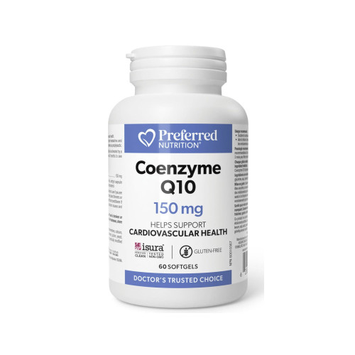 Preferred Nutrition Coenzyme Q10 150mg 60Softgels | Optimize Nutrition