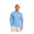 Optimize Nutrition Mens Long Sleeve T-Shirt Poly Blend Blue | Optimize Nutrition