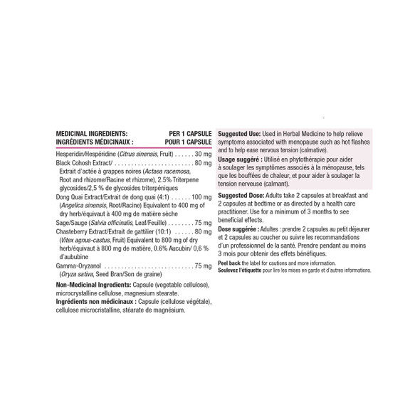 Lorna Vanderhaeghe Menosmart Plus 120Cap Nutritional Facts | Optimize Nutrition Lorna Vanderhaeghe Menosmart Plus 120Cap Nutritional Facts | Optimize Nutrition