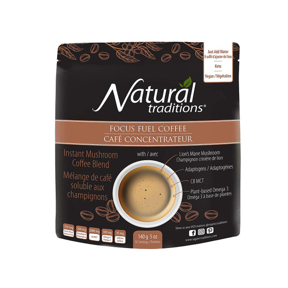 Natural Traditions Focus Fuel Coffee | Optimize Nutrition