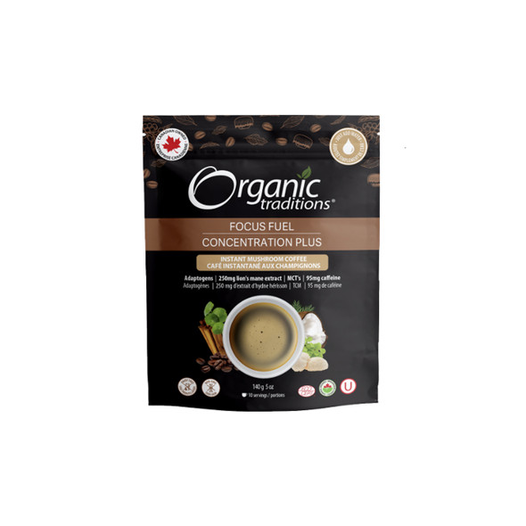 Organic Traditions Focus Fuel Coffee 140g | Optimize Nutrition