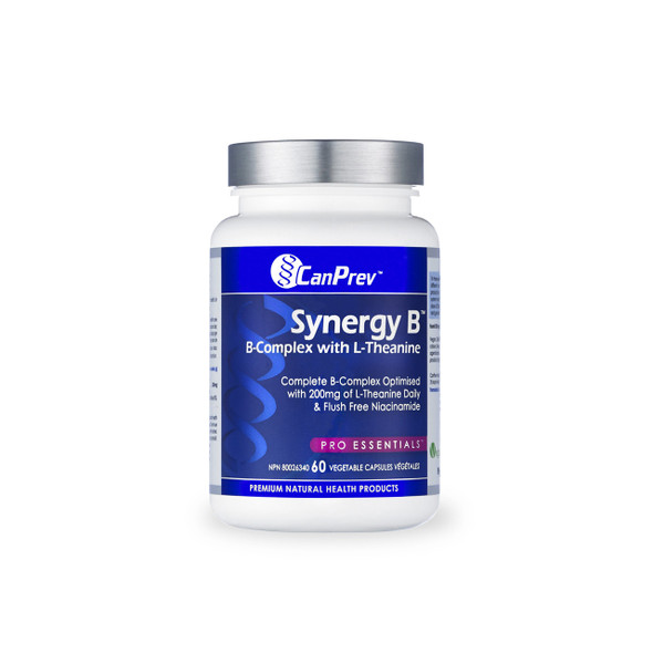 CanPrev Synergy B with L-Theanine 60vcap | Optimizenutrition.ca