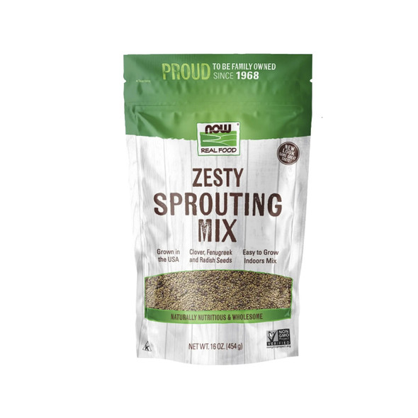 Now Zesty Sprouting Mix | Optimize Nutrition