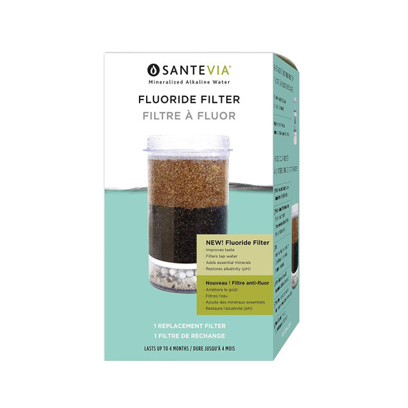Santevia Flouride Filter Replacement | Optimizenutrition.ca