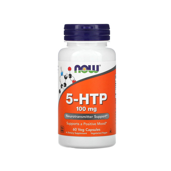 Now 5-HTP 100mg 60Vcap Nutritional Facts | OptimizeNutrition.ca