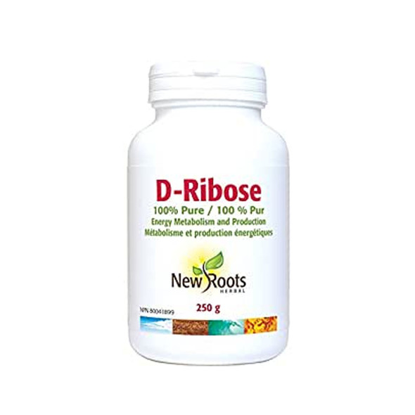 New Roots D-Ribose 250g nutrition facts | Optimize nutrition