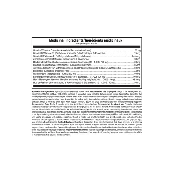 ATP Labs Adrenrgy AM 90Cap Ingredients | Optimize Nutrition ATP Labs Adrenrgy AM 90Cap Ingredients | Optimize Nutrition