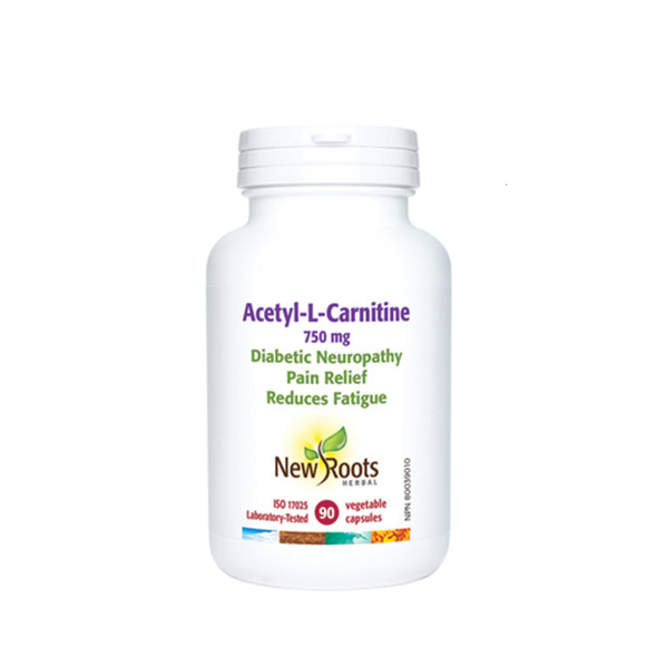 New Roots Acetyl L-Carnitine 750mg | Optimize nutrition