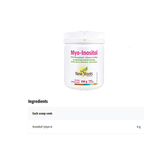 New Roots Myo-Inositol Ingredients | Optimize nutrition