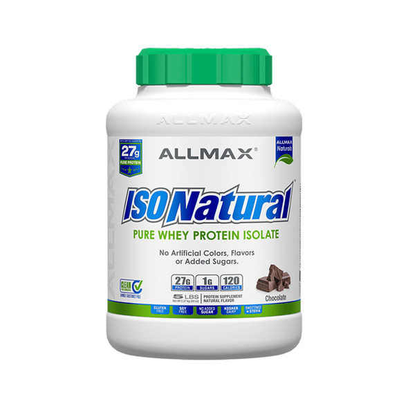 Allmax IsoNatural 5lb Whey Protein Isolate | Optimize Nutrition