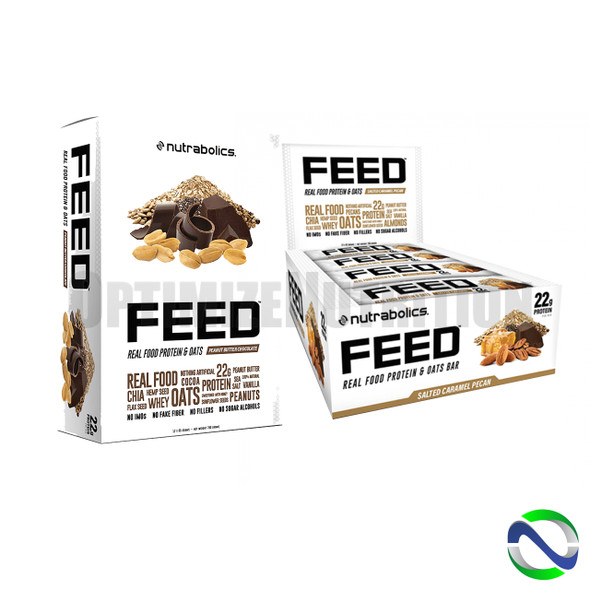 Nutrabolics Feed Bar 12 Pack | Optimize Nutrition
