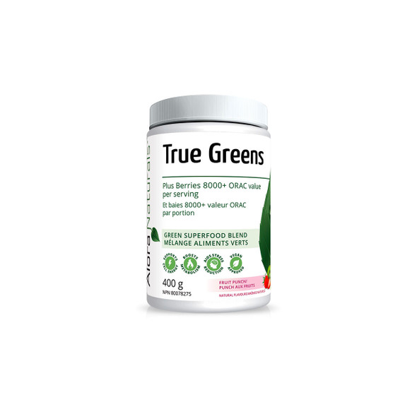 Alora Naturals True Greens 344g Fruit Punch | Optimize Nutrition