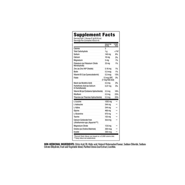 BioSteel High Performance Sports Drink 315g Mixed Berry  Ingredients | Optimize Nutrition