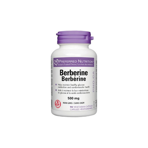 Preferred Nutrition Berberine 500mg 90cap | Optimize Nutrition