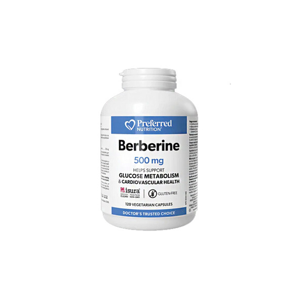 Preferred Nutrition Berberine 500mg 120cap | Optimize Nutrition