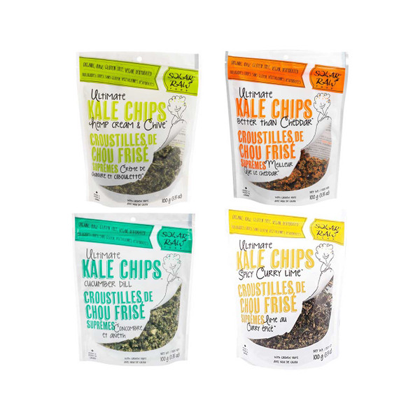 Solar Raw Kale Chips 100g | Optimize Nutrition