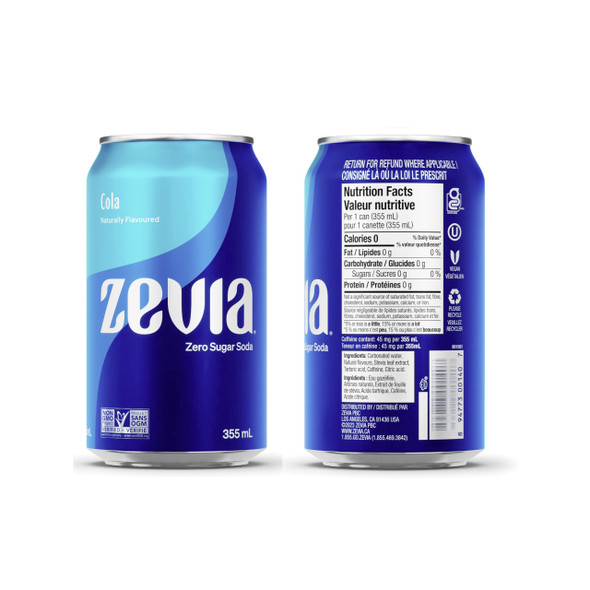 Zevia Zero Calorie Soda 6 Pack Ingredients | Optimize Nutrition Zevia Zero Calorie Soda 6 Pack Ingredients | Optimize Nutrition