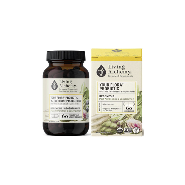 Living Alchemy Your Flora Probiotics Regenesis New Label | Optimize Nutrition Living Alchemy Your Flora Probiotics Regenesis New Label | Optimize Nutrition