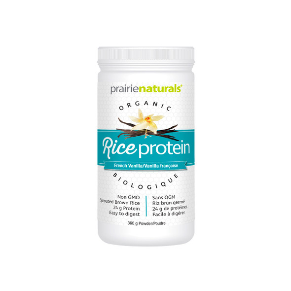 Prairie Naturals Organic Sprouted Brown Rice Protein French Vanilla | Optimize Nutrition