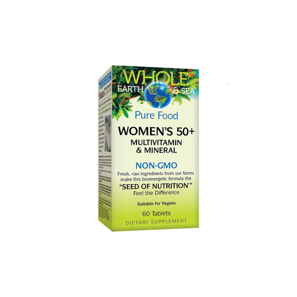 Whole Earth & Sea Women's 50+ 60vcap | Optimize Nutrition