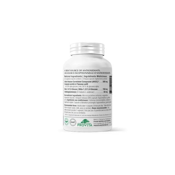 Provita AHCC Pro 60DRVCaps Ingredients | Optimize Nutrition