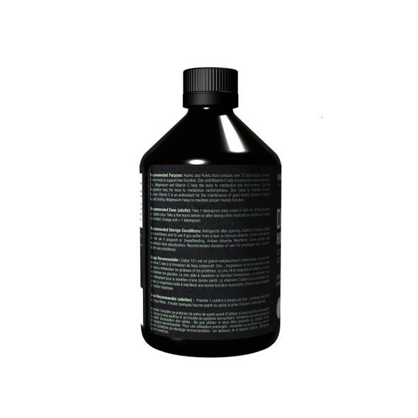 Innotech Detox 101 Humic & Fulvic Acid 500ml Acai Ingredients | Optimize Nutrition