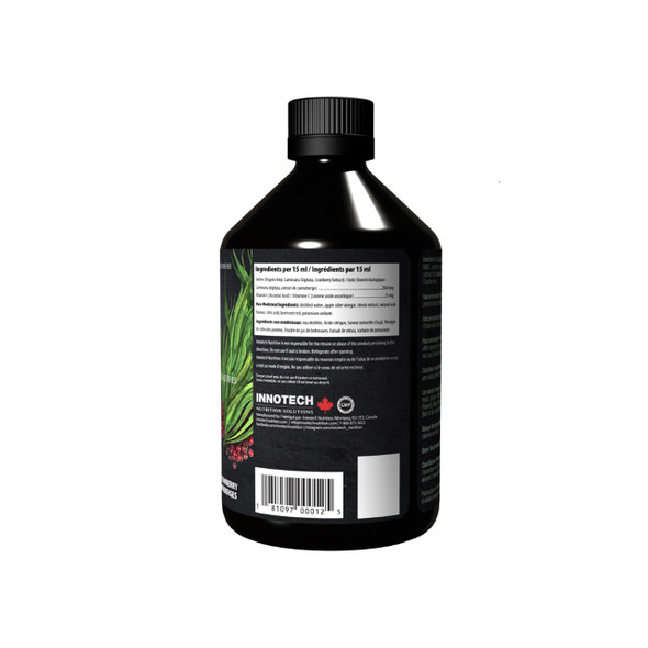 Innotech Liquid Kelp 500ml Acai-Cranberry Ingredients | Optimize Nutrition