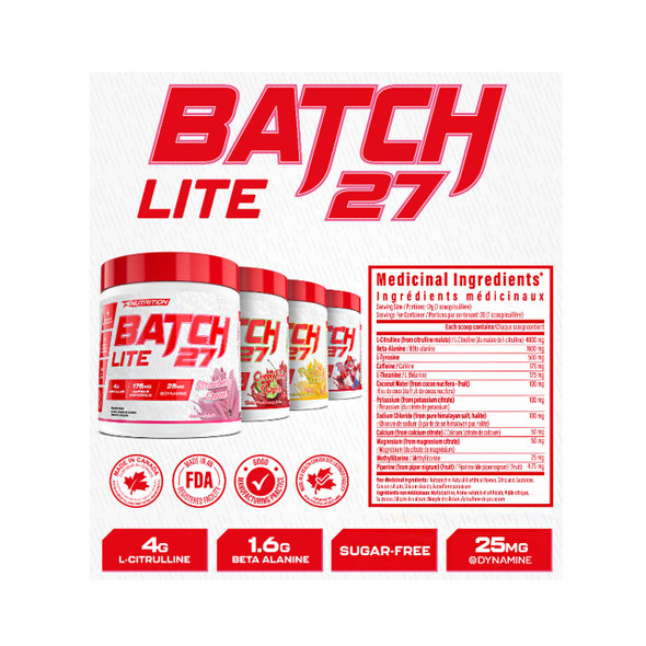 TC Nutrition Batch 27 Lite Ingredients | Optimize Nutrition