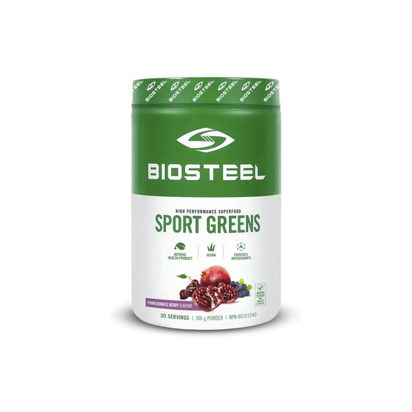 Biosteel Sports Greens 306g Pomegranate Berry | Optimize Nutrition