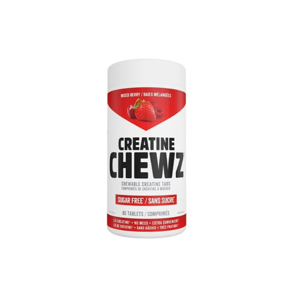 PVL Creatine Chews 80 Tablets Mixed Berry | Optimize Nutrition