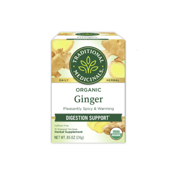 Traditional Medicinals Organic Ginger Tea | Optimize Nutrition