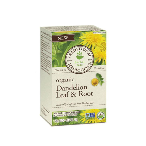 Traditional Medicinals Organic Dandelion Leaf & Root Tea | Optimizenutrition.ca