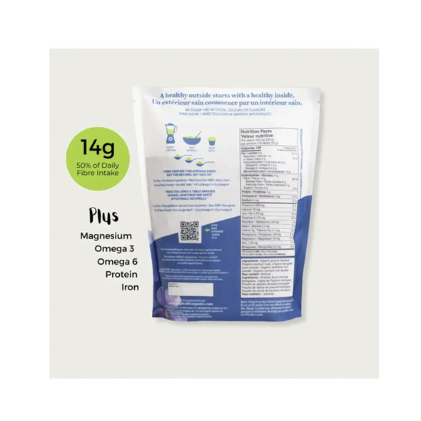 Brightside Organics Natura Fibre 750g Ingredients | Optimize Nutrition Brightside Organics Natura Fibre 750g Ingredients | Optimize Nutrition