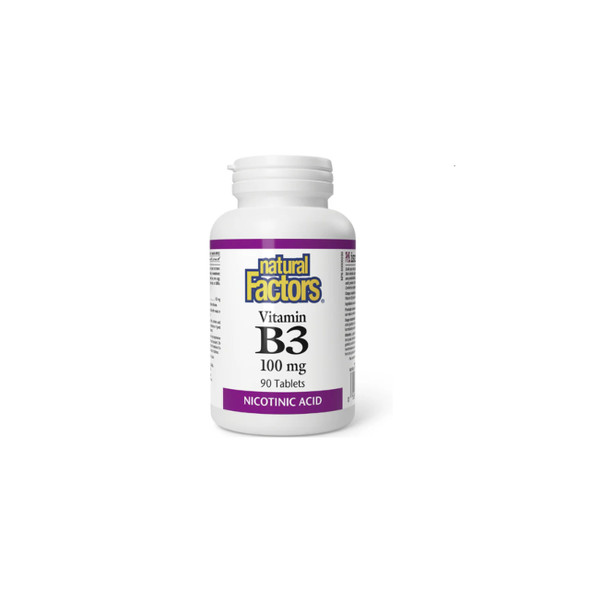 Natural Factors B3 100mg 90Tab | Optimize Nutrition