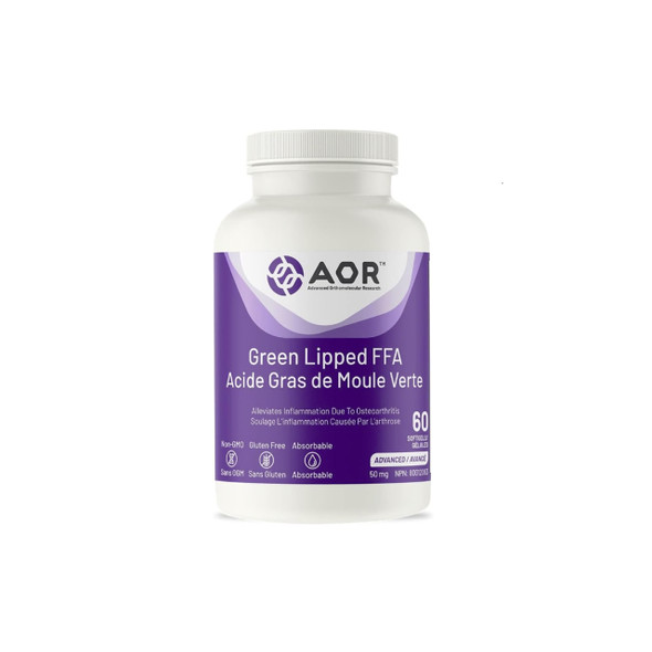 AOR Green Lipped FFA 60softgel | Optimize Nutrition