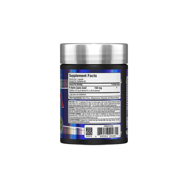 Allmax R-ALA 150mg 60Cap ingredients | optimize nutrition