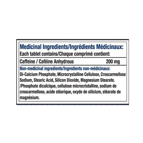4 Ever Fit Caffeine 200mg Nutritional Facts | Optimize nutrition