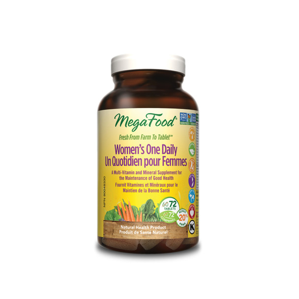 MegaFood Women's One Daily 72Tab | Optimize Nutrition