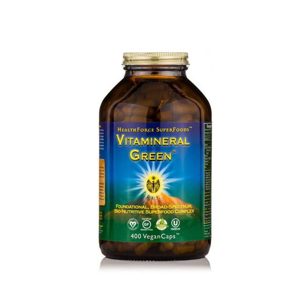 Health Force Vitamineral Green 400Cap | Optimizenutrition.ca