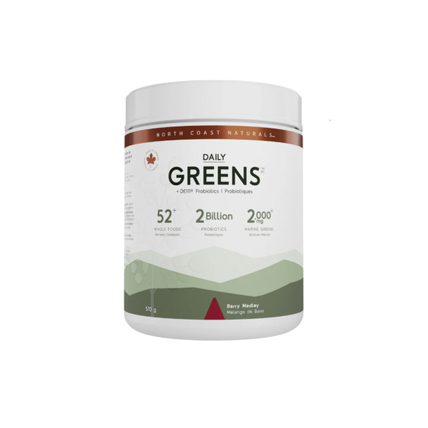 North Coast Naturals Ultimate Daily Greens 570g Mixed Berry & Citrus | Optimize Nutrition