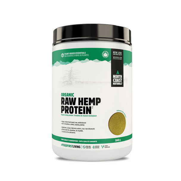 North Coast Naturals Raw Hemp Protein 840g Unflavoured | Optimizenutrition.ca