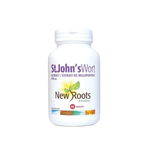 New Roots St.John's Wort 60Cap | Optimizenutrition.ca