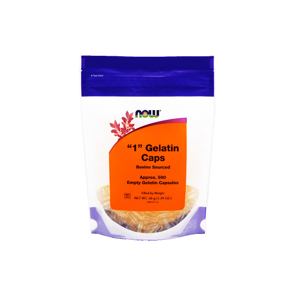Now Gelatin Caps #1 500Caps | Optimize Nutrition