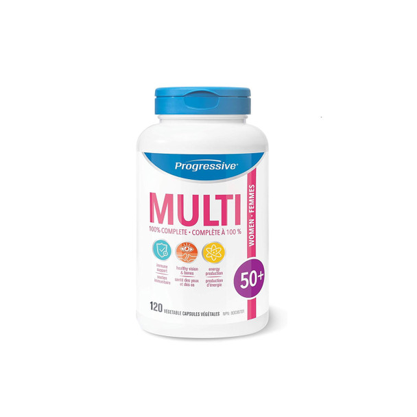 Progressive Multivitamin Women 50+ 120Vcap | Optimize Nutrition