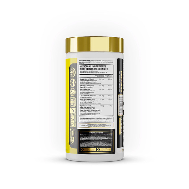 Magnum Mane Brain 30 Servings Nutritional Facts | Optimize Nutrition