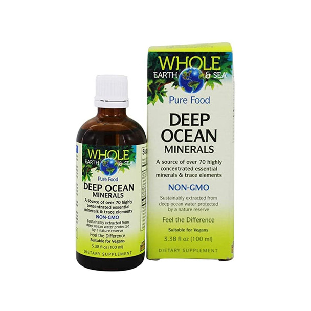 Whole Earth & Sea Deep Ocean Minerals 100mL | Optimize Nutrition