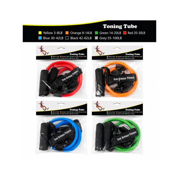 Iron Armour Fitness Toning Tubes/Ripcords | Optimize nutrition