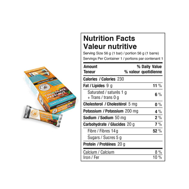 Daryl's Performance Line Protein Bars Chocolate Hazelnut | Optimize Nutrition