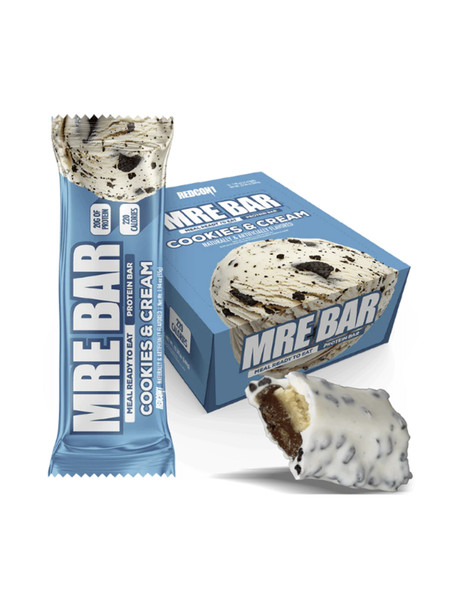 Redcon1 MRE Meal Replacement Bar 12pack Cookies & Cream | Optimize Nutrition