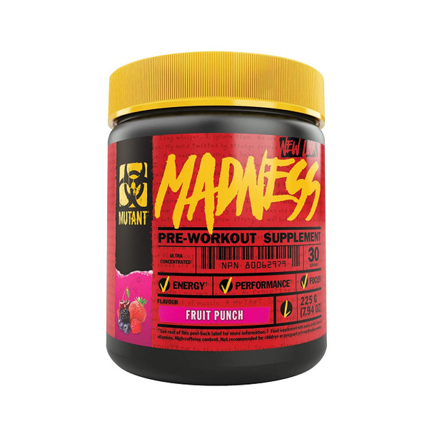 Mutant Madness Pre-workout 225g | Optimize Nutrition Mutant Madness Pre-workout 225g | Optimize Nutrition